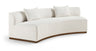 Avanti - 104" Chenille Fabric Upholstered Sofa
