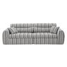 3 Seater, Couch With Throw Pillows For Living Room