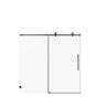 Frameless Single Sliding Soft Close Shower Doors, 5/16" Sgcc Tempered Glass