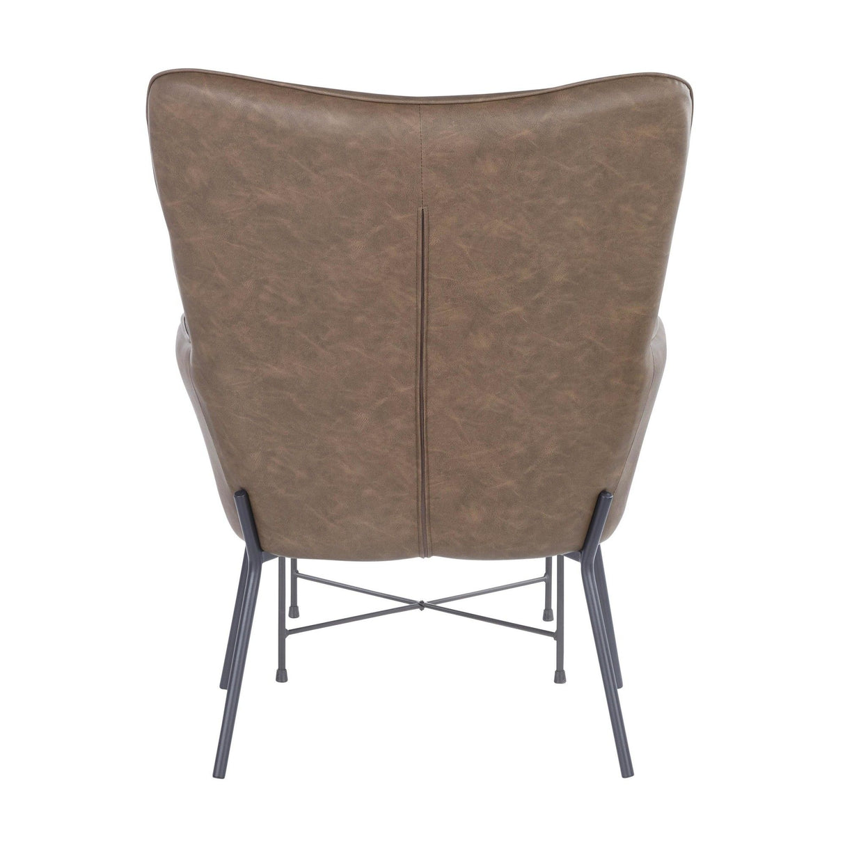Izzy - Industrial Lounge Chair And Ottoman Set