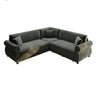 L-Shaped Sofa Couch With Pull-Out Bed