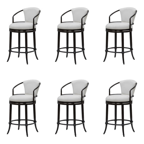 Otis - Upholstered Swivel Counter Height Barstool