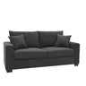 2 Seater Sofa, 2 Throw Pillows For Living Room