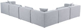 Cube - Linen 6 Piece Modular Corner Sectional