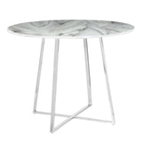 Cosmo - Dining Table - White Marble Top