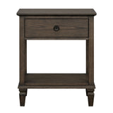 Victoria - Bedside Table With Drawer And Shelf