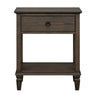 Victoria - Bedside Table With Drawer And Shelf