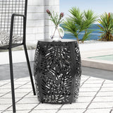 Modern Design Metal End Table, Large