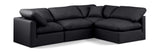 Indulge - Faux Leather 4 Piece Modular Sectional