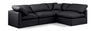 Indulge - Faux Leather 4 Piece Modular Sectional