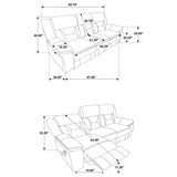 Brazelton - 3 Seater Reclining Sofa