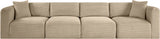 Shaggy - Fabric 4 Seat Modular Sofa