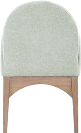 Waldorf - Chenille Dining Arm Chair With Natural Legs