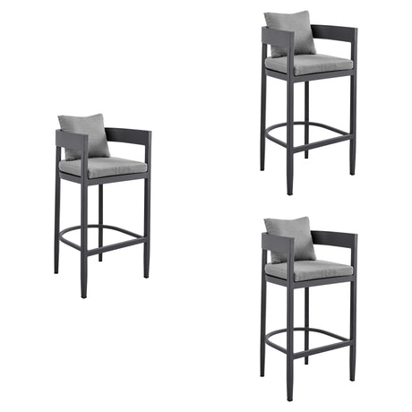 Menorca - Outdoor Patio Counter Height Bar Stool Set