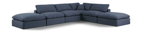 Comfy - 6 Piece Linen Modular Sectional