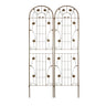 Metal Garden Trellis Rustproof Trellis For Climbing Plant Outdoor Flower Support