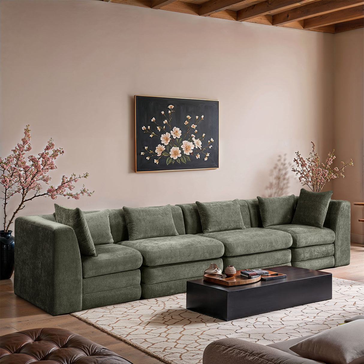 Stellar - 4 Piece Upholstered Modular Sectional