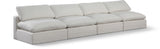 Comfy - Linen Modular Armless Sofa 4 Seats