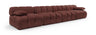 Orin - Velvet 4 Piece Modular Sofa