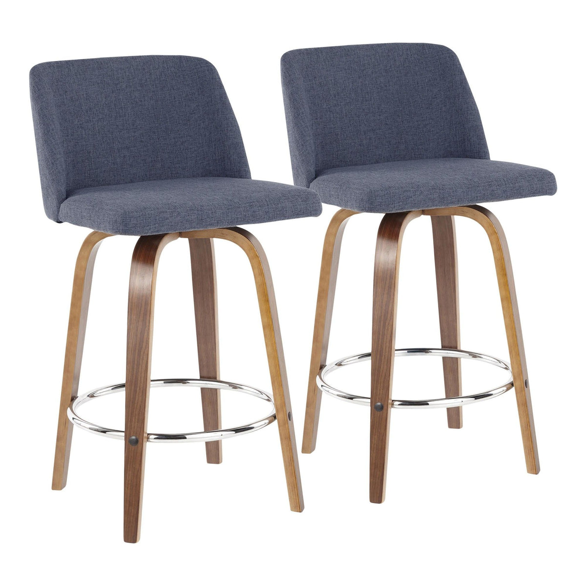 Tintori - Upholstered Counter Stool Set