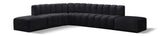 Arc - Velvet 7 Piece Corner Modular Sofa