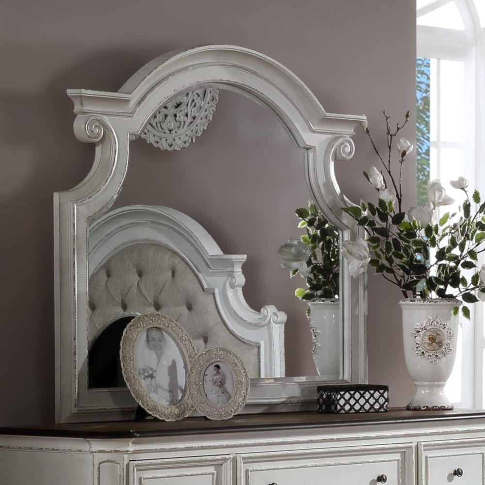 Florian - Mirror - Antique White