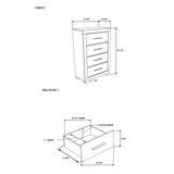 Elsa - 2 Toned And Chest With Bar Handle