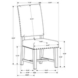 Ayers - Upholstered Side Chair (Set of 2) - Gray
