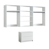 Devi - Wall Mounted Closet System With Modular Units