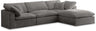 Cozy - 4 Piece Modular Sectional With Chaise