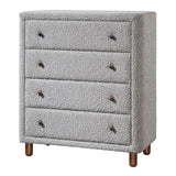 Cleo - Chest - Gray Boucle