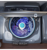 GE Profile(TM) ENERGY STAR(R) 5.3 cu. ft. Capacity Washer with Smarter Wash Technology and FlexDispense(TM) - (PTW905BPTDG)