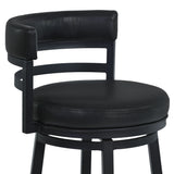 Titana - Swivel Barstool - Black Finish