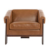 Sierra - Vintage Modern Accent Chair With Deep Cushions And Wide Armrests