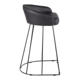 Canary - Counter Stool (Set of 2) - Black Metal