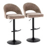 Renee - Adjustable Barstool (Set of 2) - Black Base