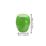 Novelty Lime Stool, Fruit Shaped Plant Stand & End Table, Accent Furniture For Home Garden Decoration - Green
