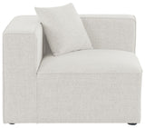 Cube - Linen Corner Chair