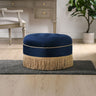 Yolanda - Round Upholstered Accent Ottoman
