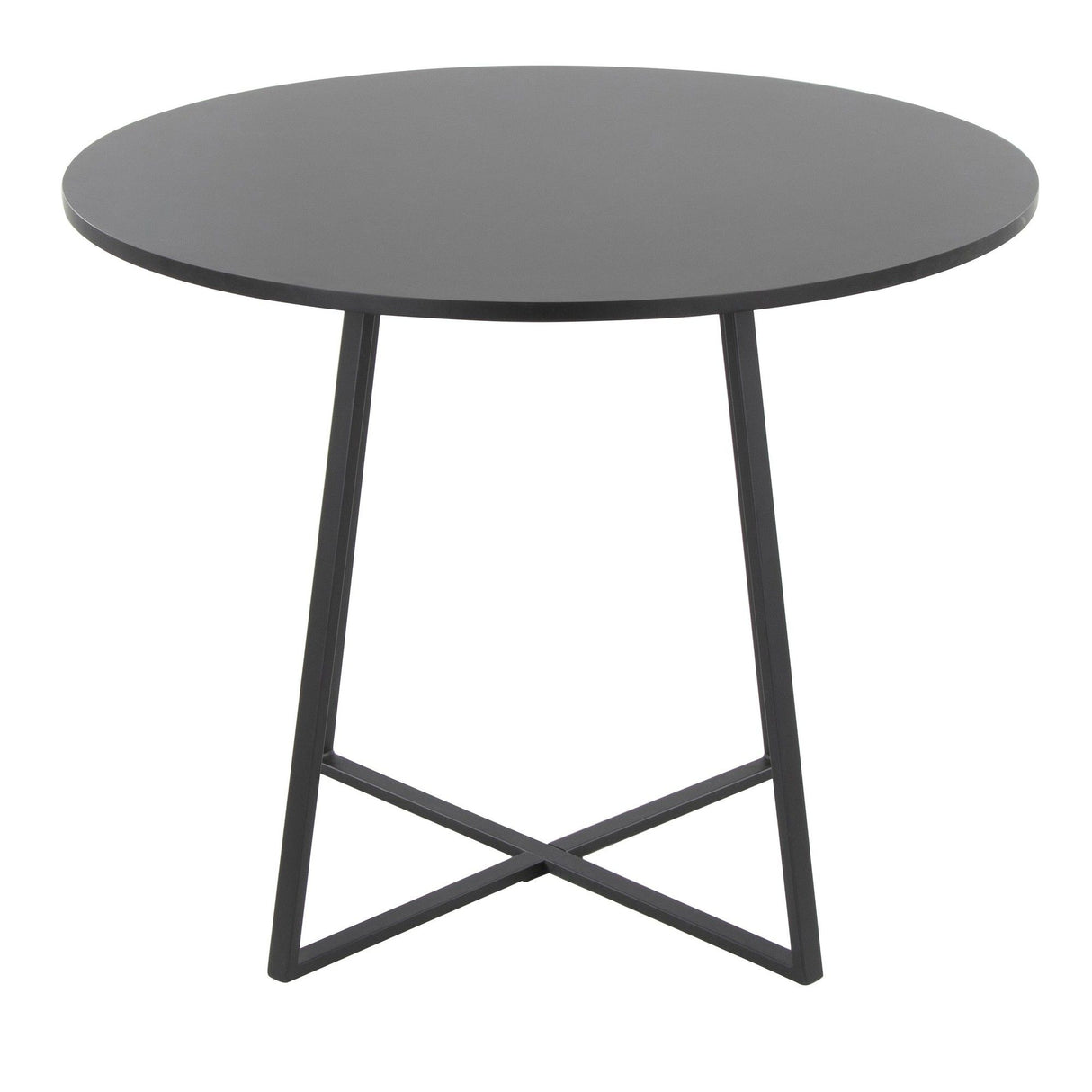 Cosmo - Canary Dining Table - Black Metal Base