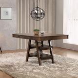 Ferrara - 2 Drawer Counter Height Table - Walnut