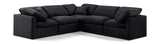 Indulge - Velvet 5 Piece Modular Corner Sectional