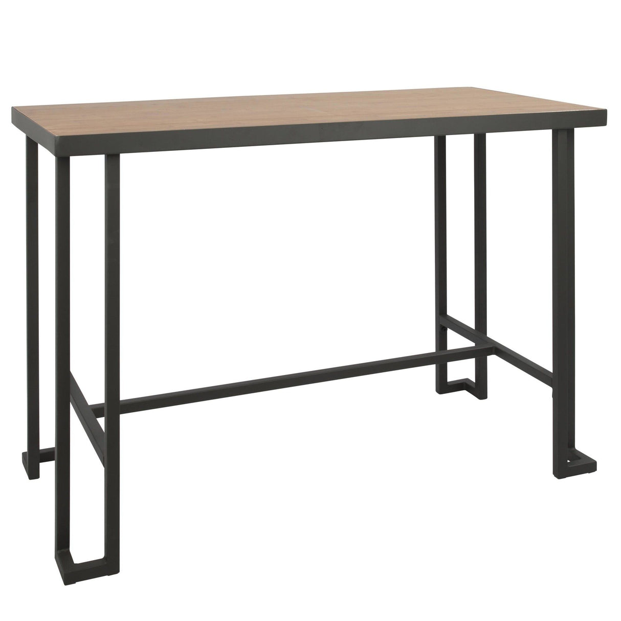 Roman - Counter Table - Gray And Natural