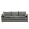 Modern 3 Seater Sofa With Side Storage Pockets For Living Room