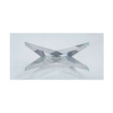 Dekel - Dining Table - Clear Glass Top & Stainless Steel