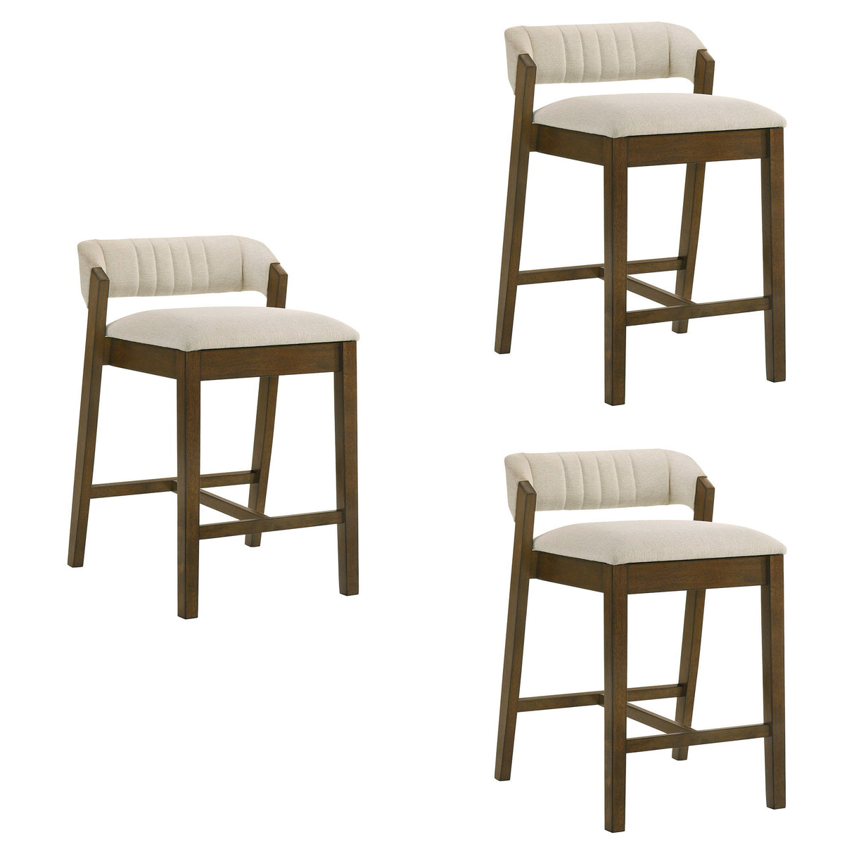 Landyn - 30" Sepia Brown Bar Height Rubberwood Barstool