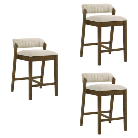 Landyn - 30" Sepia Brown Bar Height Rubberwood Barstool