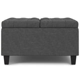 Harrison - Upholstered Coffee Table Storage Ottoman