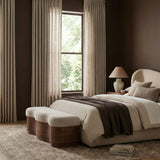 Savoy - Bench With Brown Base