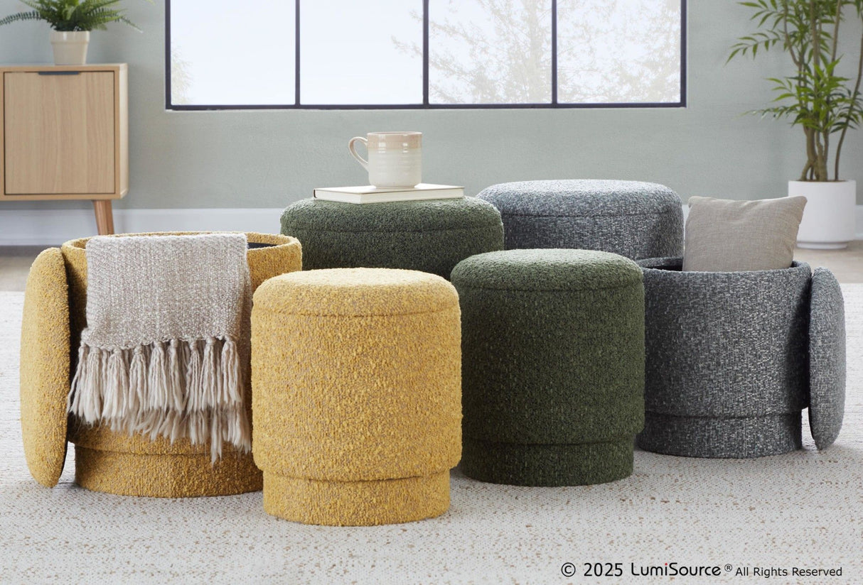 Marla - Upholstered Ottoman Set (Set of 2)